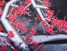 《梅花》 规格：200X400CM 创作年代：2010年