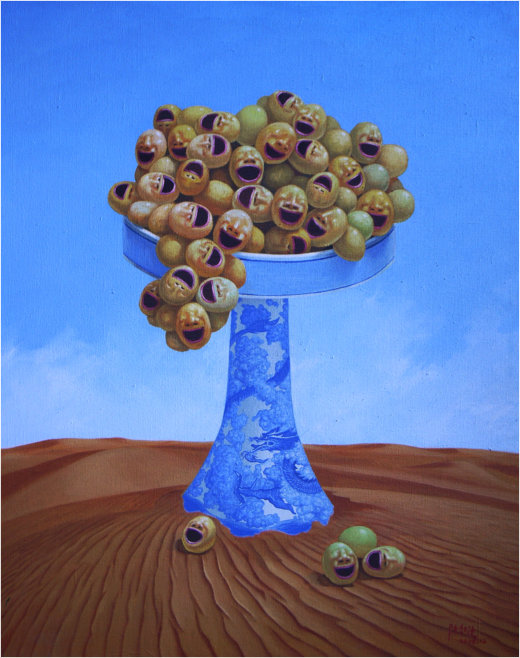 《静物之五》 规格：80CMX100CM 创作年代：2006年